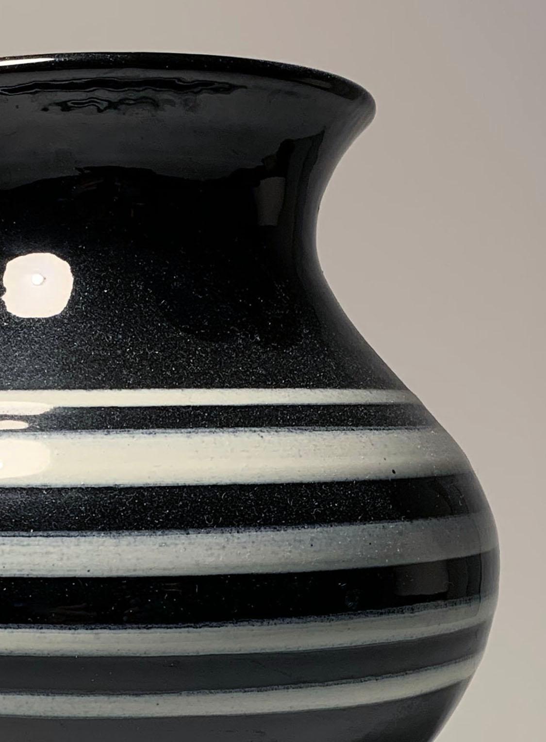 italien Grand vase en céramique Bitossi d'Aldo Londi en vente