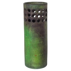 Gran jarrón / paragüero decorativo Bitossi "Etrusco" de Aldo Londi 1950
