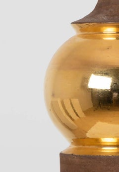 Large Bitossi Lamp for Bergboms, with Custom Made Shade by René Houben