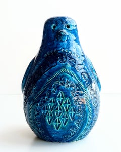 Grande Bitossi Pinguino Rimini Blu di Aldo Londi anni '60