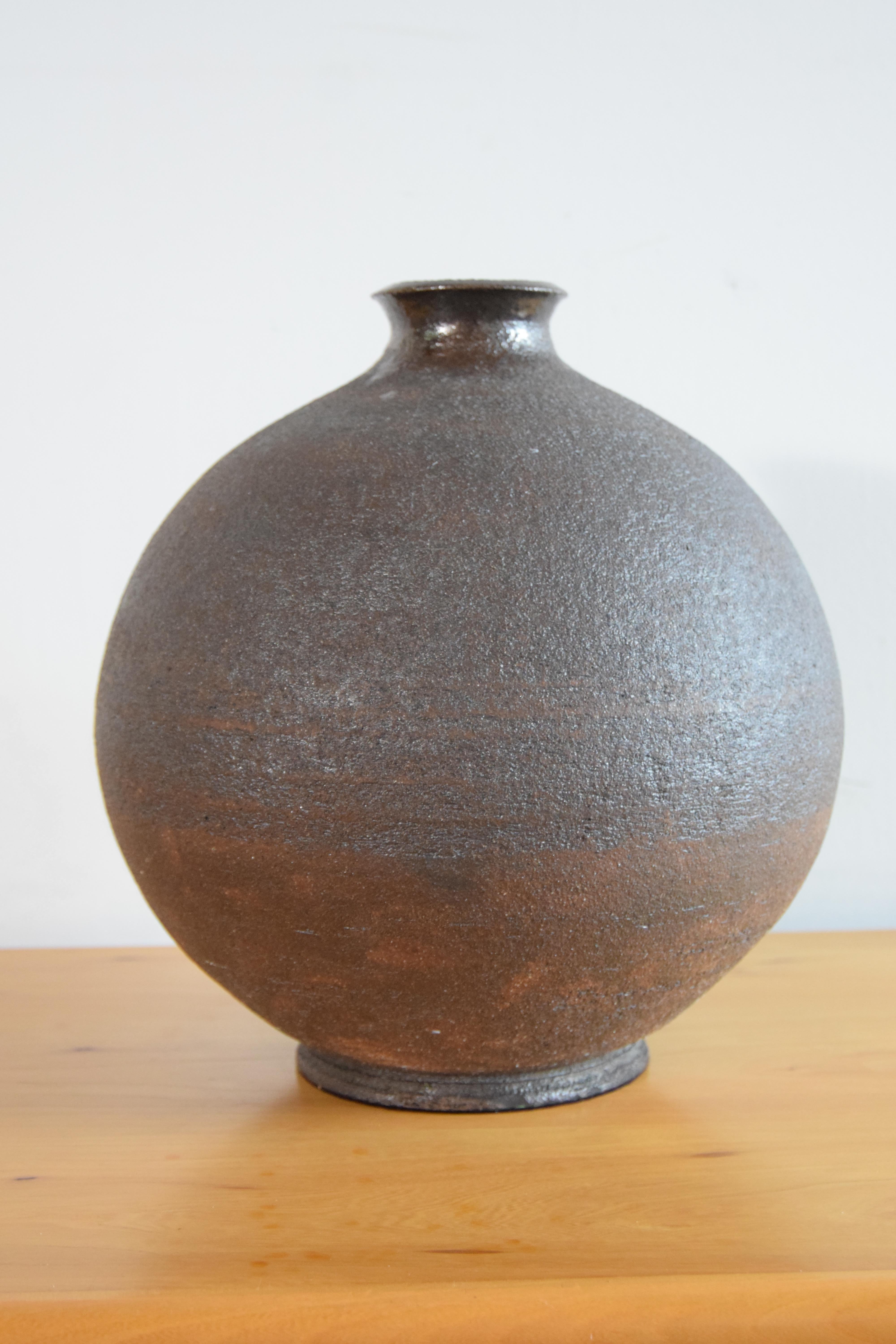 Earthenware Large Bitossi Style Pottery Vase For Sale