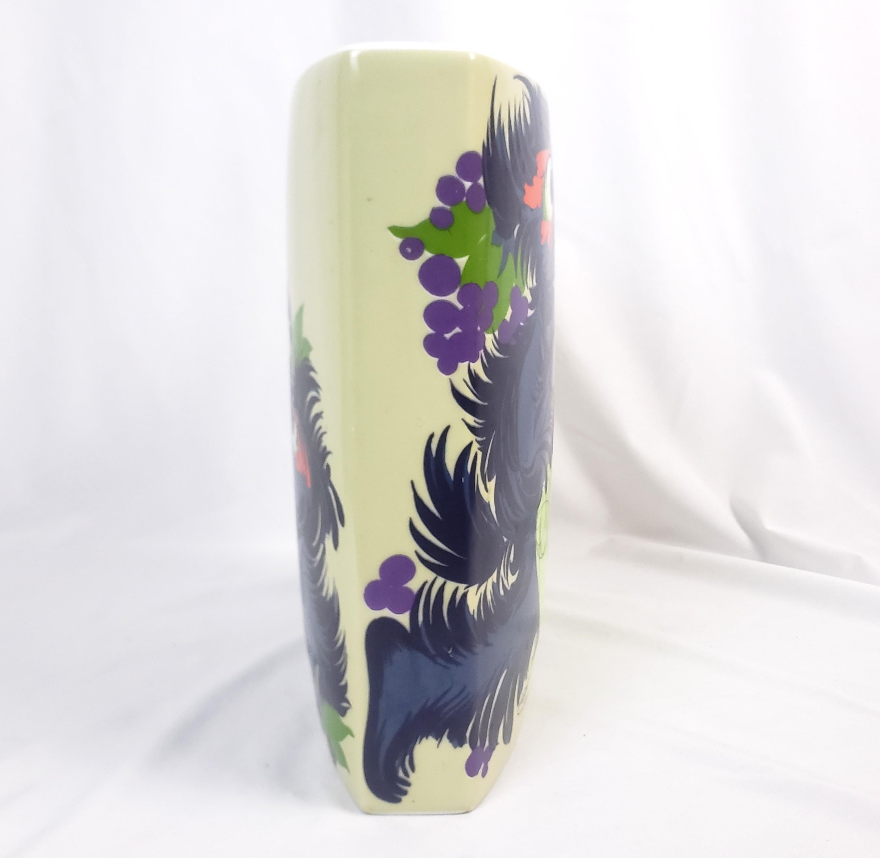 Large Bjorn Wiinblad for Rosenthal Studio Linie Porcelain Vase with Nude Female For Sale 6