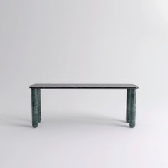 Large Black and Green Marble "Sunday" Dining Table, Jean-Baptiste Souletie