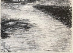 Large Black and White Painting Attributed to Beatrix Syjuco