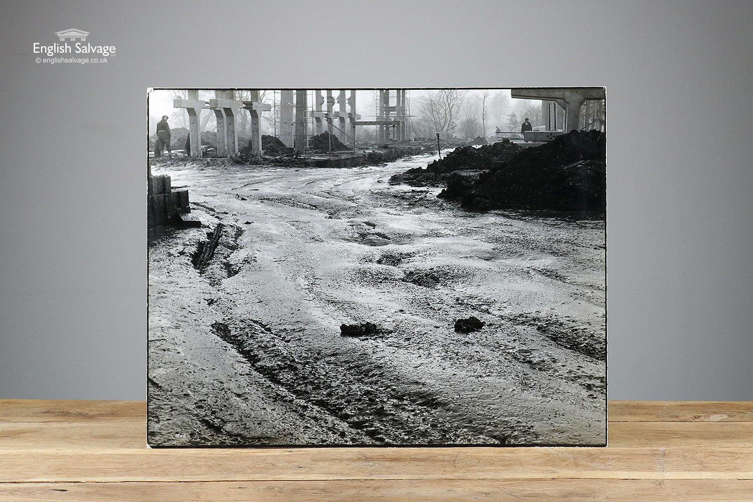 Vintage black and white photo titled Mud by I L Baker, Reading Camera Club. We have several of these in stock, would make a great display either on its own or with the other photos. Some minor wear to the corners.