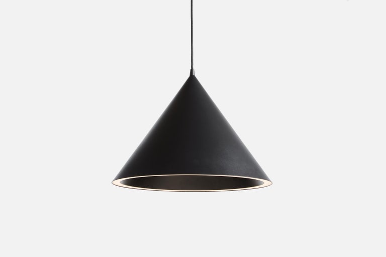 Large Black Annular Pendant Lamp by MSDS Studio For Sale at 1stDibs