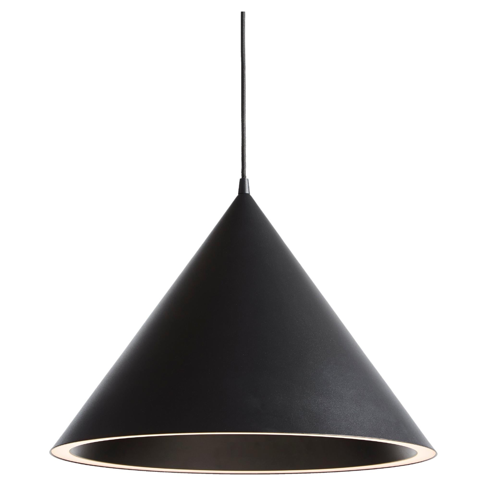 Large Black Annular Pendant Lamp by MSDS Studio For Sale