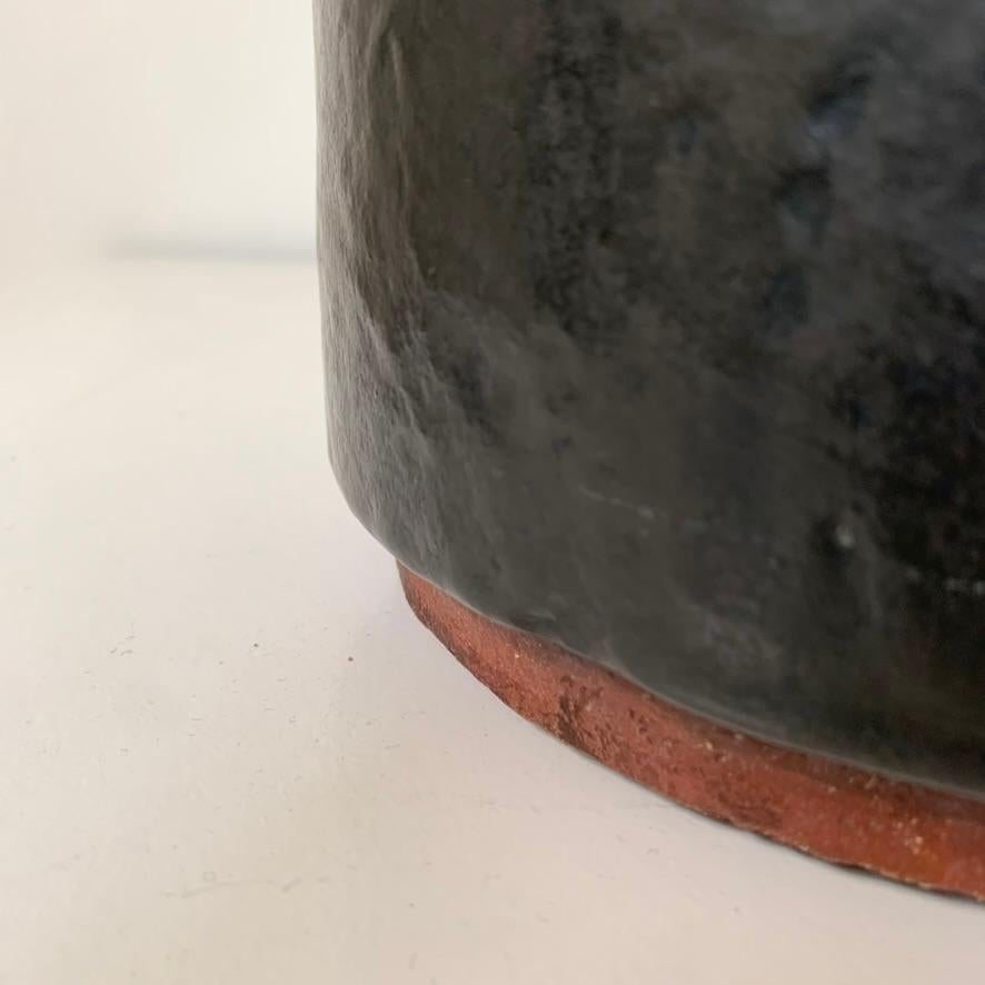 Grande céramique noire de Rogier Vandeweghe pour Amphora, vers 1964, Belgique. en vente 2