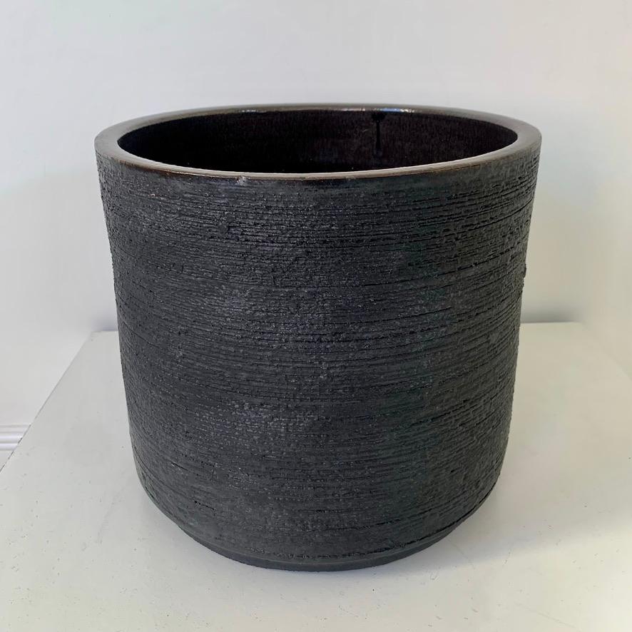 Grande céramique noire de Rogier Vandeweghe pour Amphora, circa 1964, Belgique. en vente 2