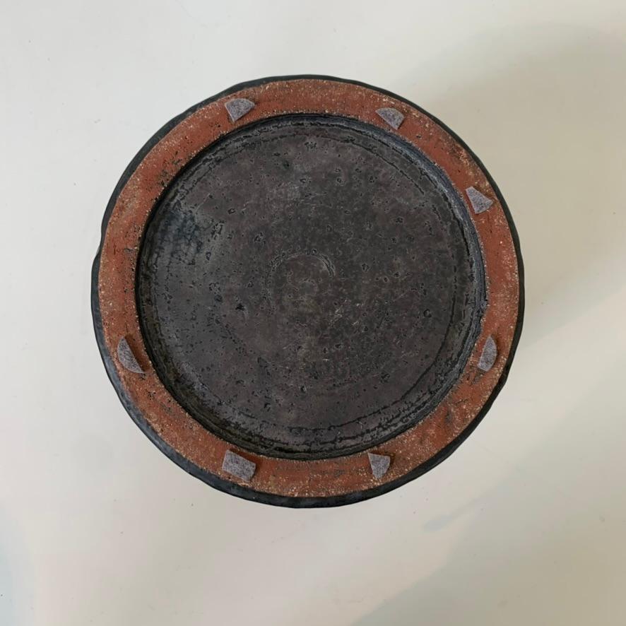 Grande céramique noire de Rogier Vandeweghe pour Amphora, vers 1964, Belgique. en vente 3