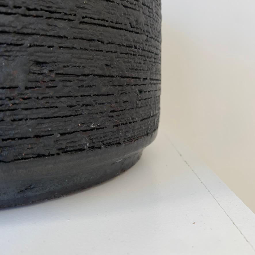 Grande céramique noire de Rogier Vandeweghe pour Amphora, circa 1964, Belgique. en vente 3