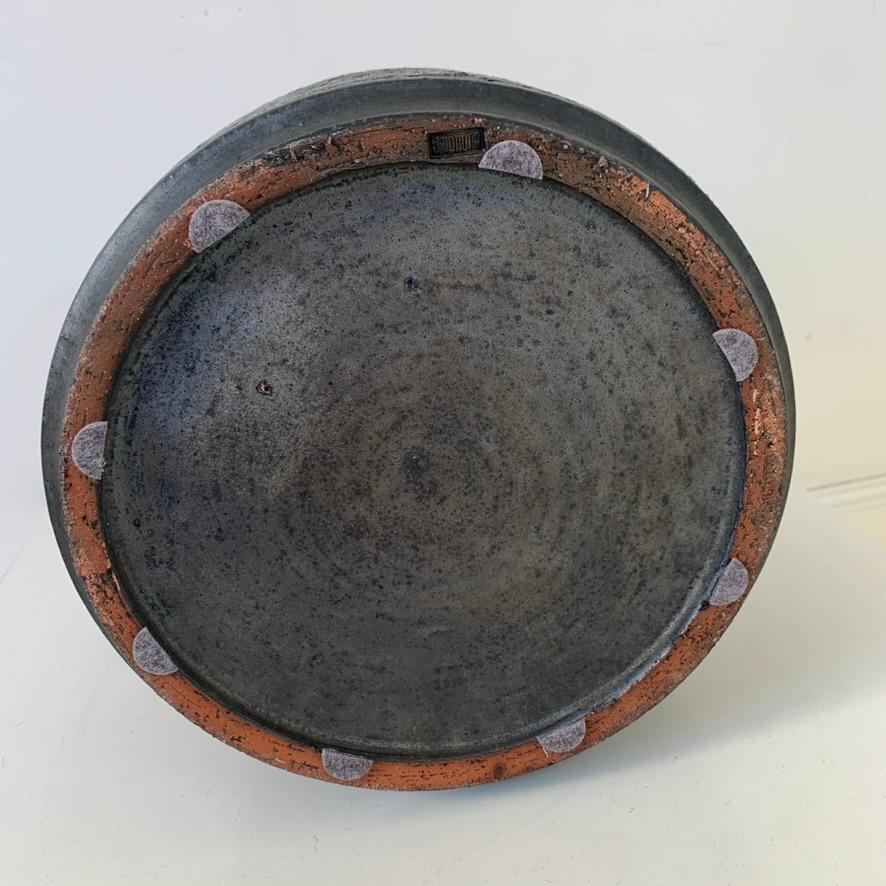 Grande céramique noire de Rogier Vandeweghe pour Amphora, circa 1964, Belgique. en vente 3