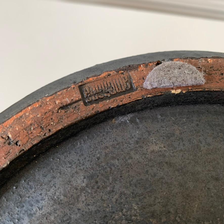 Grande céramique noire de Rogier Vandeweghe pour Amphora, circa 1964, Belgique. en vente 5