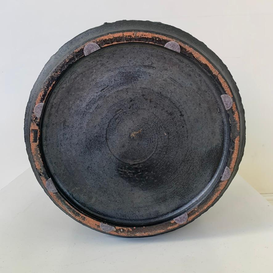 Grande céramique noire de Rogier Vandeweghe pour Amphora, circa 1964, Belgique. en vente 6