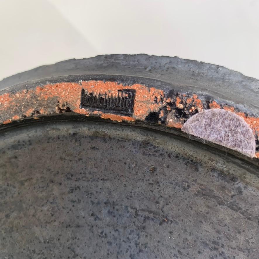 Grande céramique noire de Rogier Vandeweghe pour Amphora, circa 1964, Belgique. en vente 7