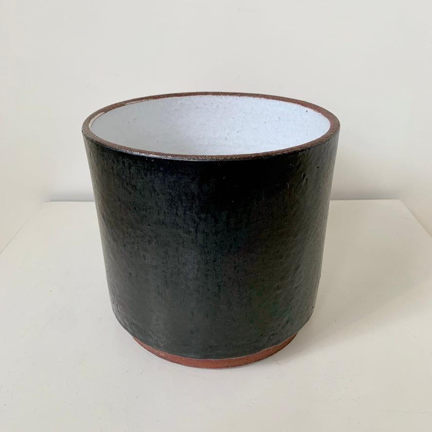 Mid-Century Modern Grande céramique noire de Rogier Vandeweghe pour Amphora, vers 1964, Belgique. en vente