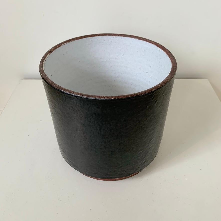 Belge Grande céramique noire de Rogier Vandeweghe pour Amphora, vers 1964, Belgique. en vente