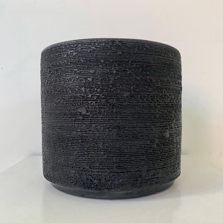 Belge Grande céramique noire de Rogier Vandeweghe pour Amphora, circa 1964, Belgique. en vente