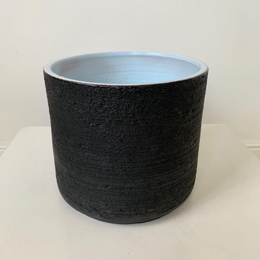Grande céramique noire de Rogier Vandeweghe pour Amphora, circa 1964, Belgique. Bon état - En vente à Brussels, BE
