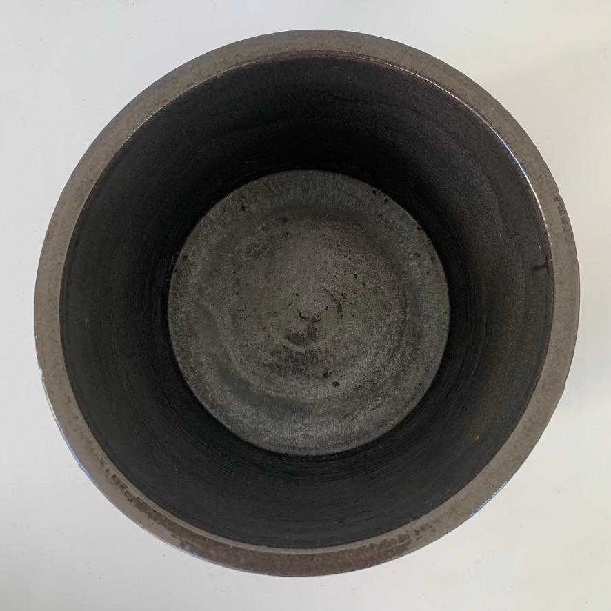 Grande céramique noire de Rogier Vandeweghe pour Amphora, circa 1964, Belgique. Bon état - En vente à Brussels, BE