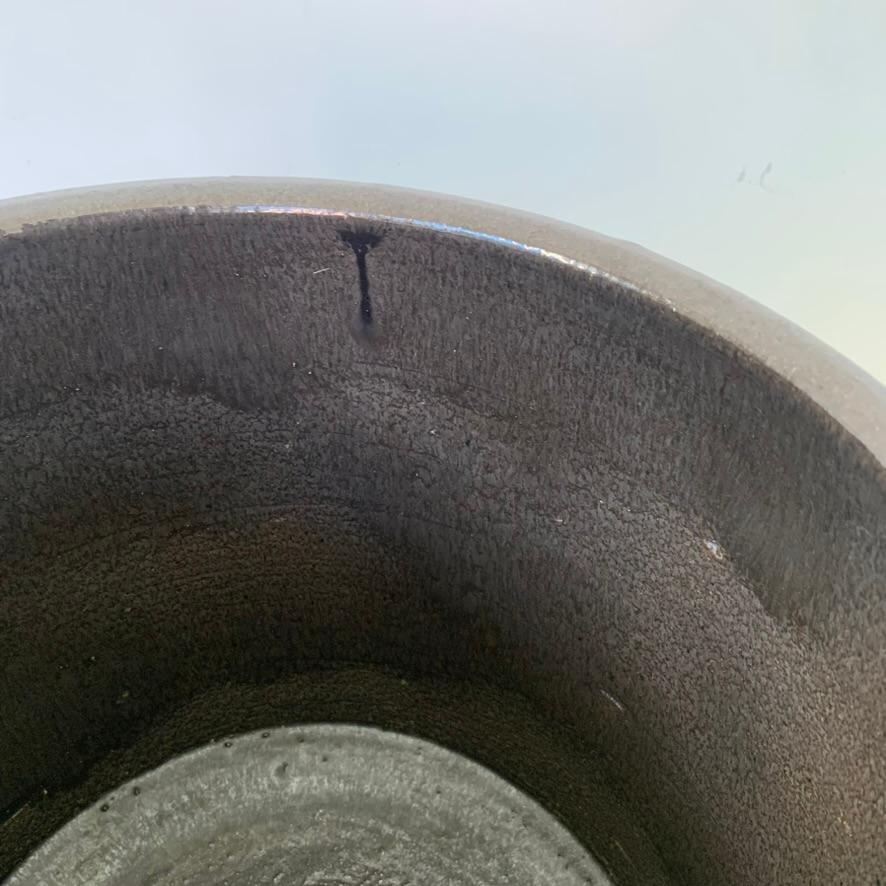 Céramique Grande céramique noire de Rogier Vandeweghe pour Amphora, circa 1964, Belgique. en vente