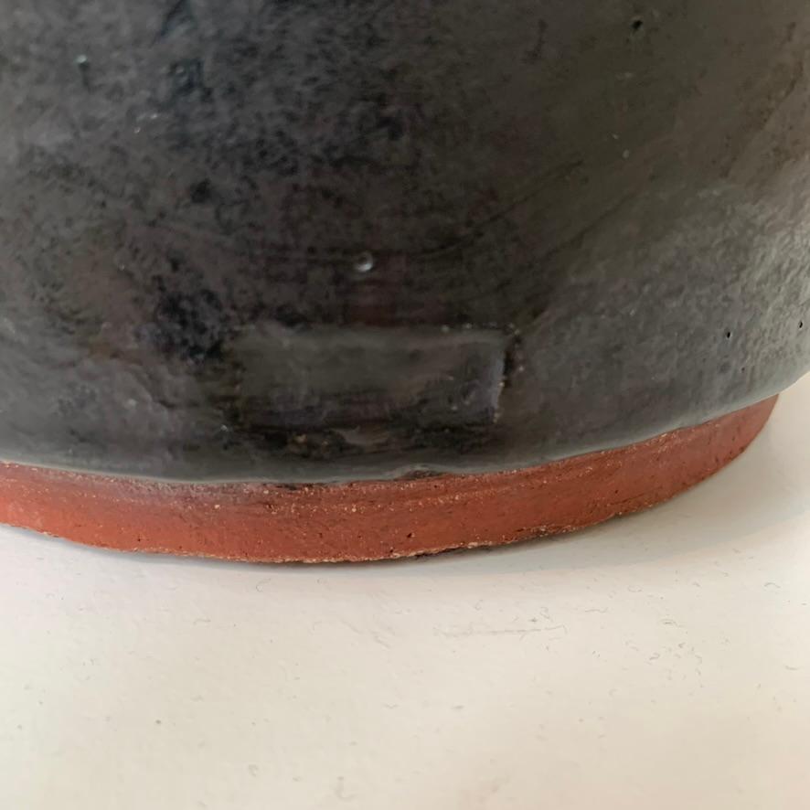 Grande céramique noire de Rogier Vandeweghe pour Amphora, vers 1964, Belgique. en vente 1