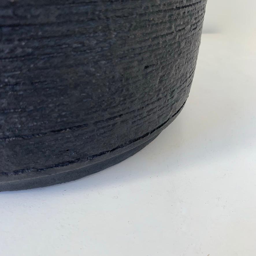 Grande céramique noire de Rogier Vandeweghe pour Amphora, circa 1964, Belgique. en vente 1
