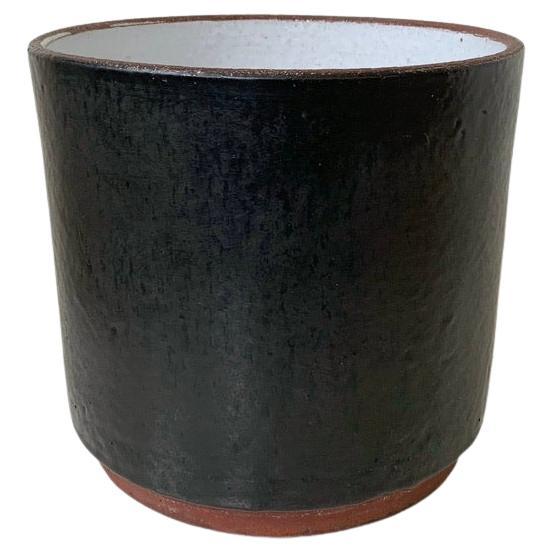 Grande ceramica nera di Rogier Vandeweghe per Amphora, 1964 circa, Belgio.
