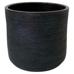 Large Black Ceramic By Rogier Vandeweghe For Amphora, circa 1964, Belgium.