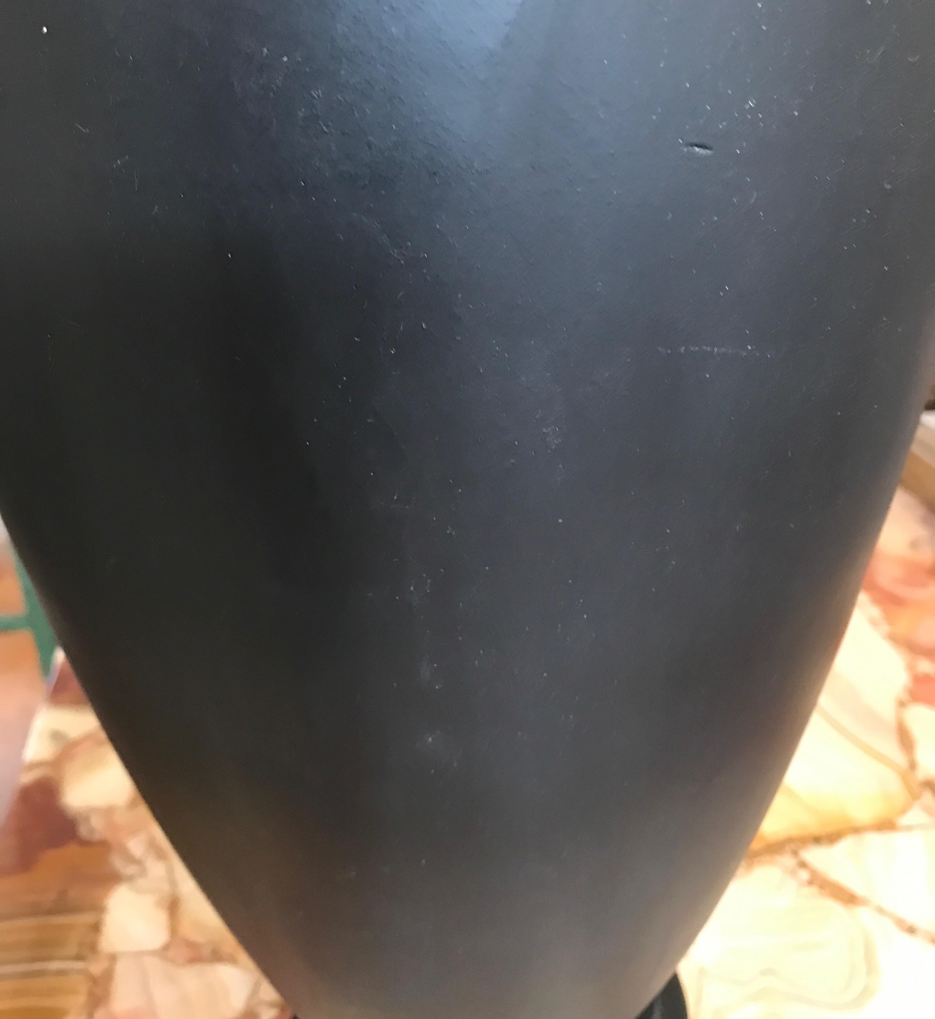Mid-20th Century Large Black Ceramic Pitcher Form Lamp	 For Sale