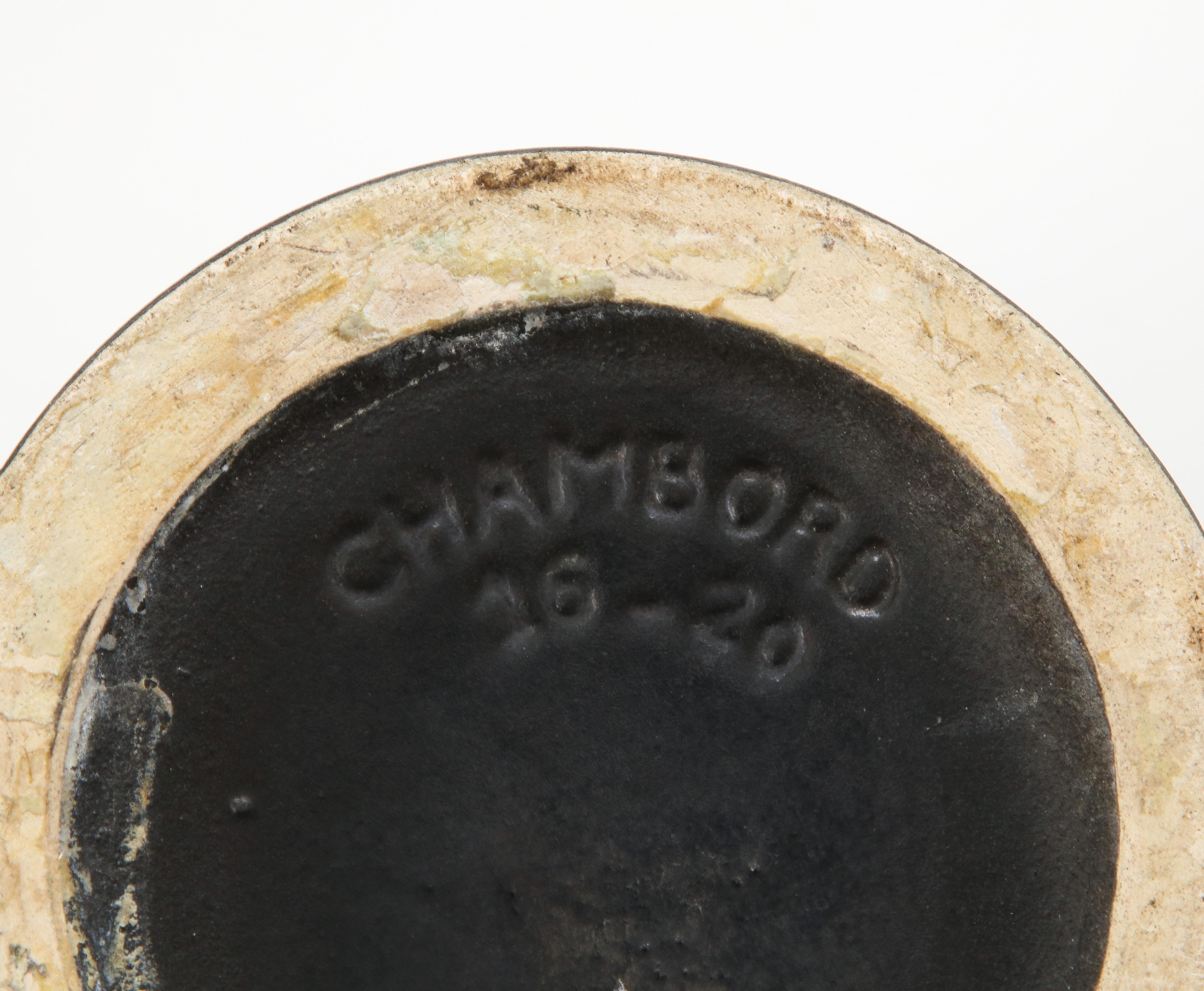 Large Black Chalice Vase, France, c, 1960 signed ‘Chambord’ For Sale 2
