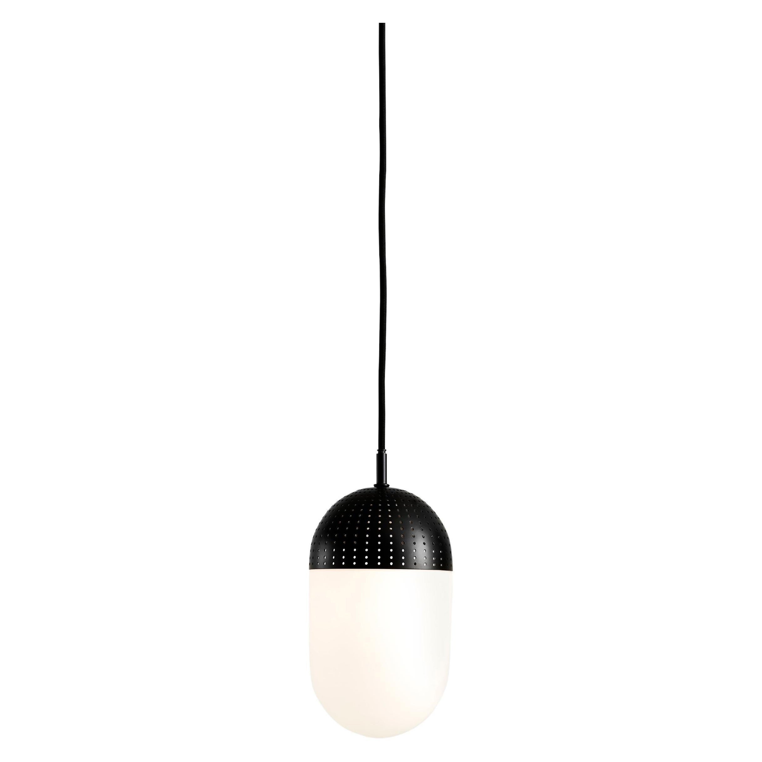 Lampada a sospensione grande Dot Dot Dot nero di Rikke Frost