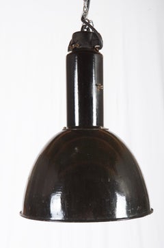 Large Black Factory, Industrial Pendant Lamp