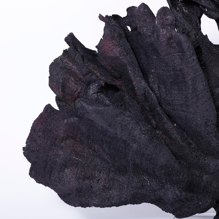 Large Black Sea Sponge at 1stDibs