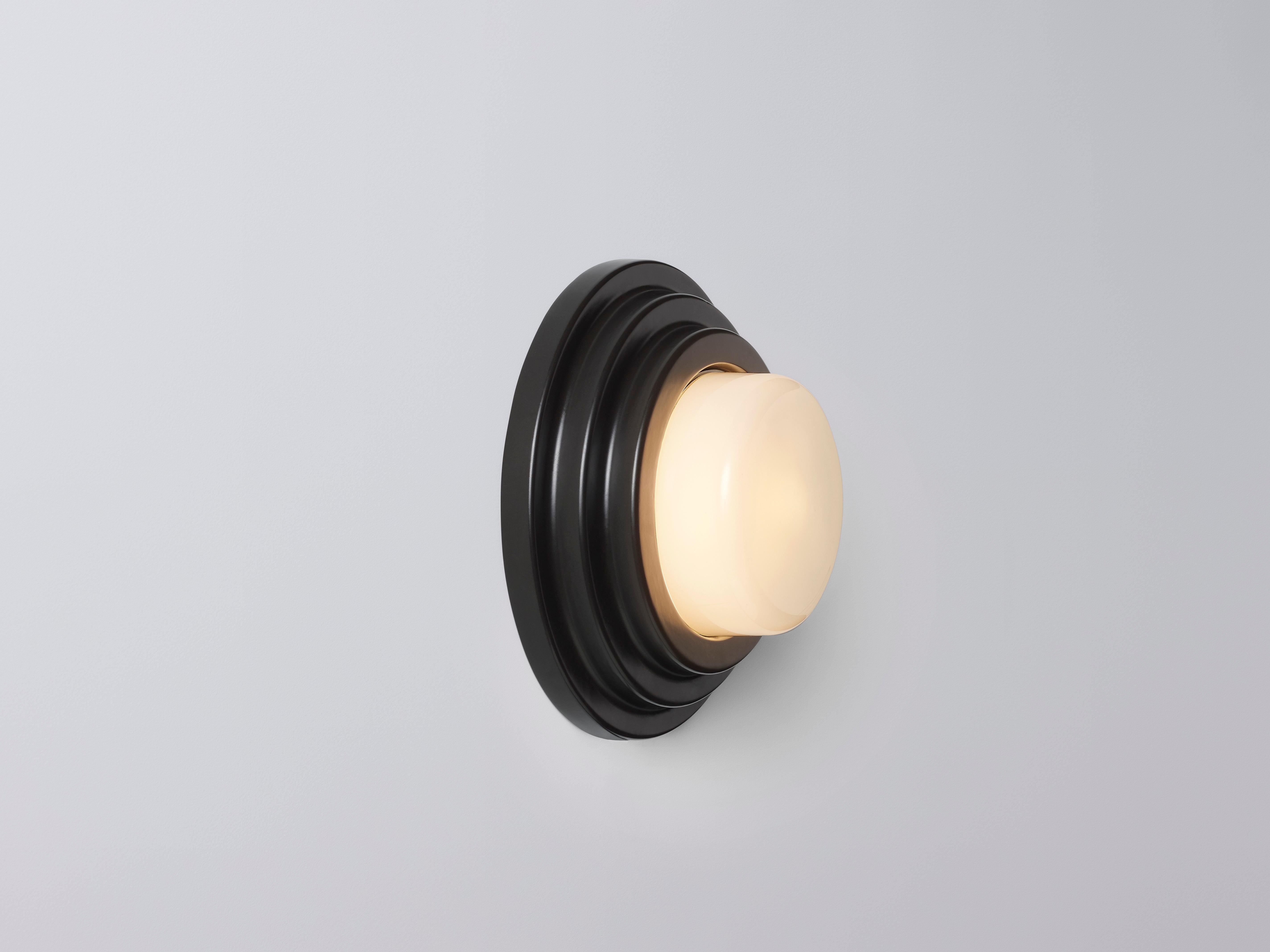 Australian Large Black Honey Wall Sconce by Coco Flip For Sale