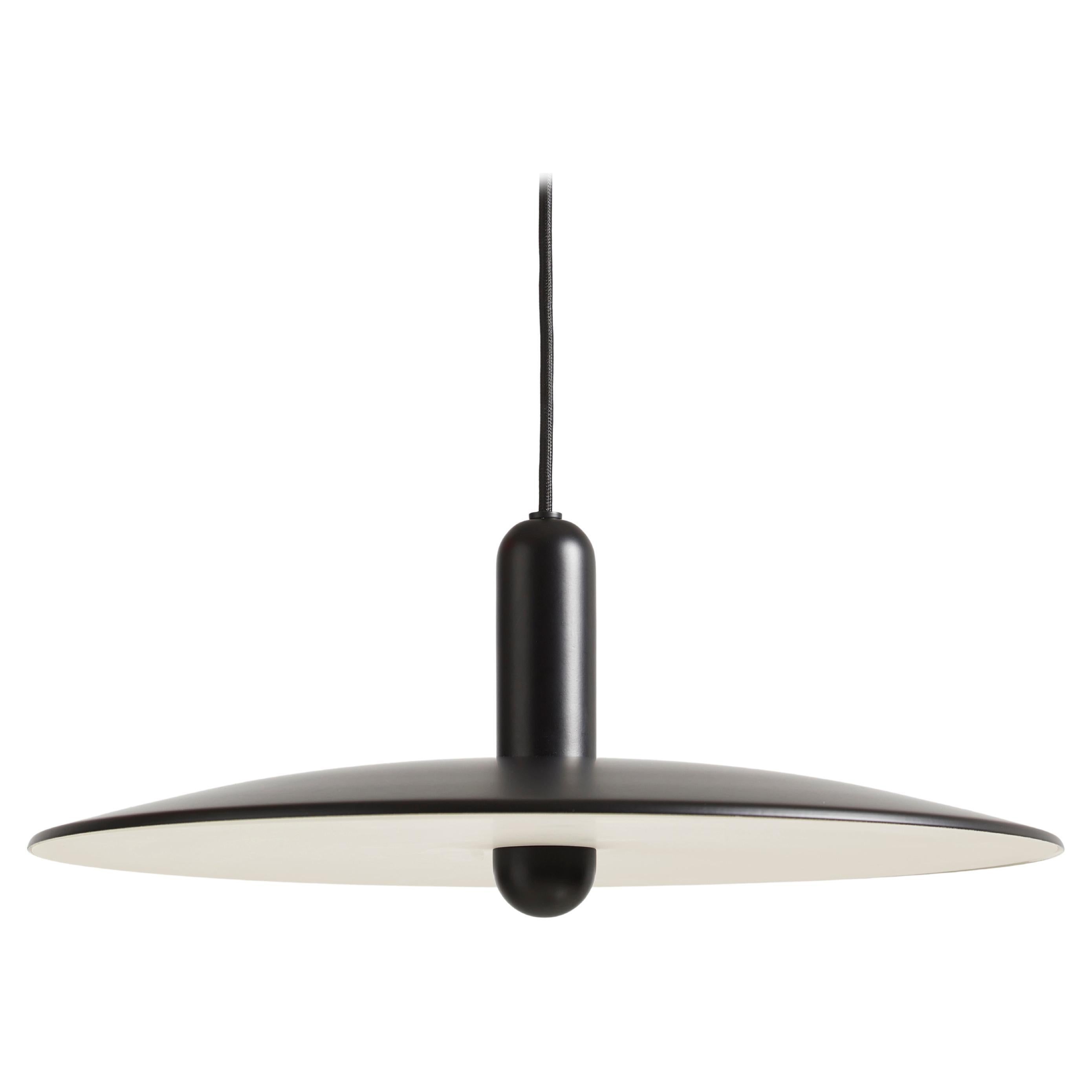 Grande lampe à suspension Lu noire de Beaverhausen