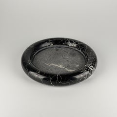 Großer Tafelaufsatz aus schwarzem Marmor, Attr. von Angelo Mangiarotti für Up & Up, 1970er Jahre