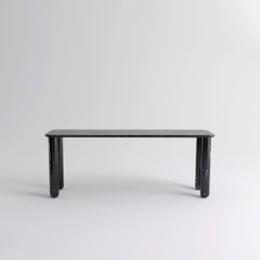 Large Black Marble "Sunday" Dining Table, Jean-Baptiste Souletie