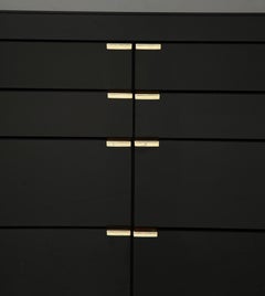 Large Black Mirrored Dresser by Ello
