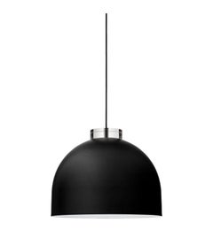 Large Black Round Pendant Lamp