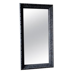 Large Black Shou Sugi Bahn Mirror