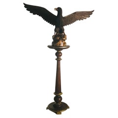 Large American Eagle Sculpture with Stand 