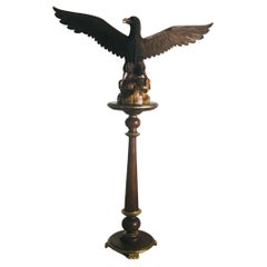 Large American Eagle Sculpture with Stand
