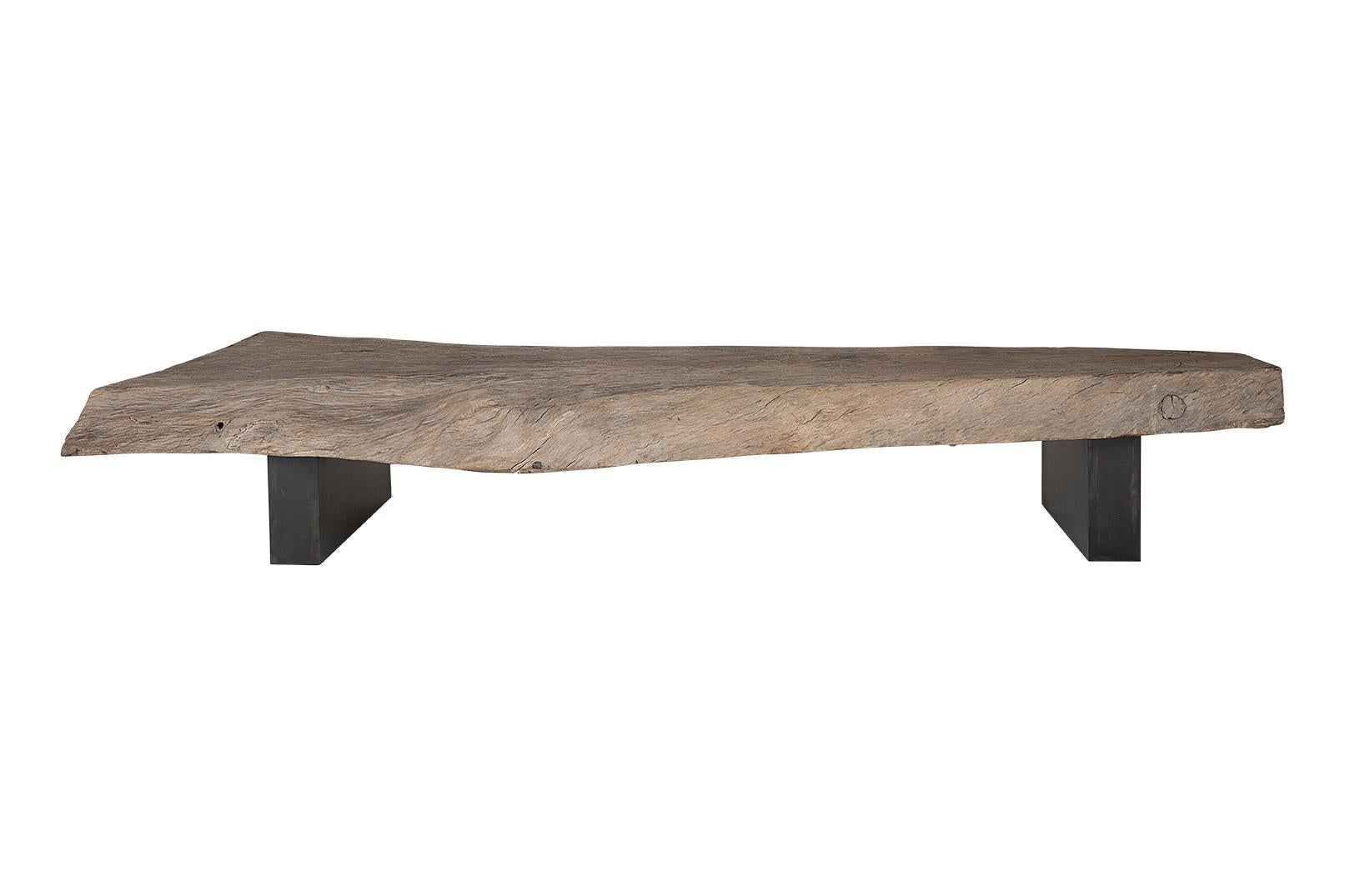 Part of Brendan Bass’s one-of-a-kind Le Monde collection, this globally sourced coffee table embodies rare craftsmanship and timeless design. The Le Monde collection features antique French side tables, rustic Dutch coffee tables, Italian marble