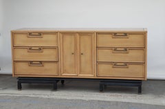 Large Bleached Mahogany Dresser by American of Martinsville