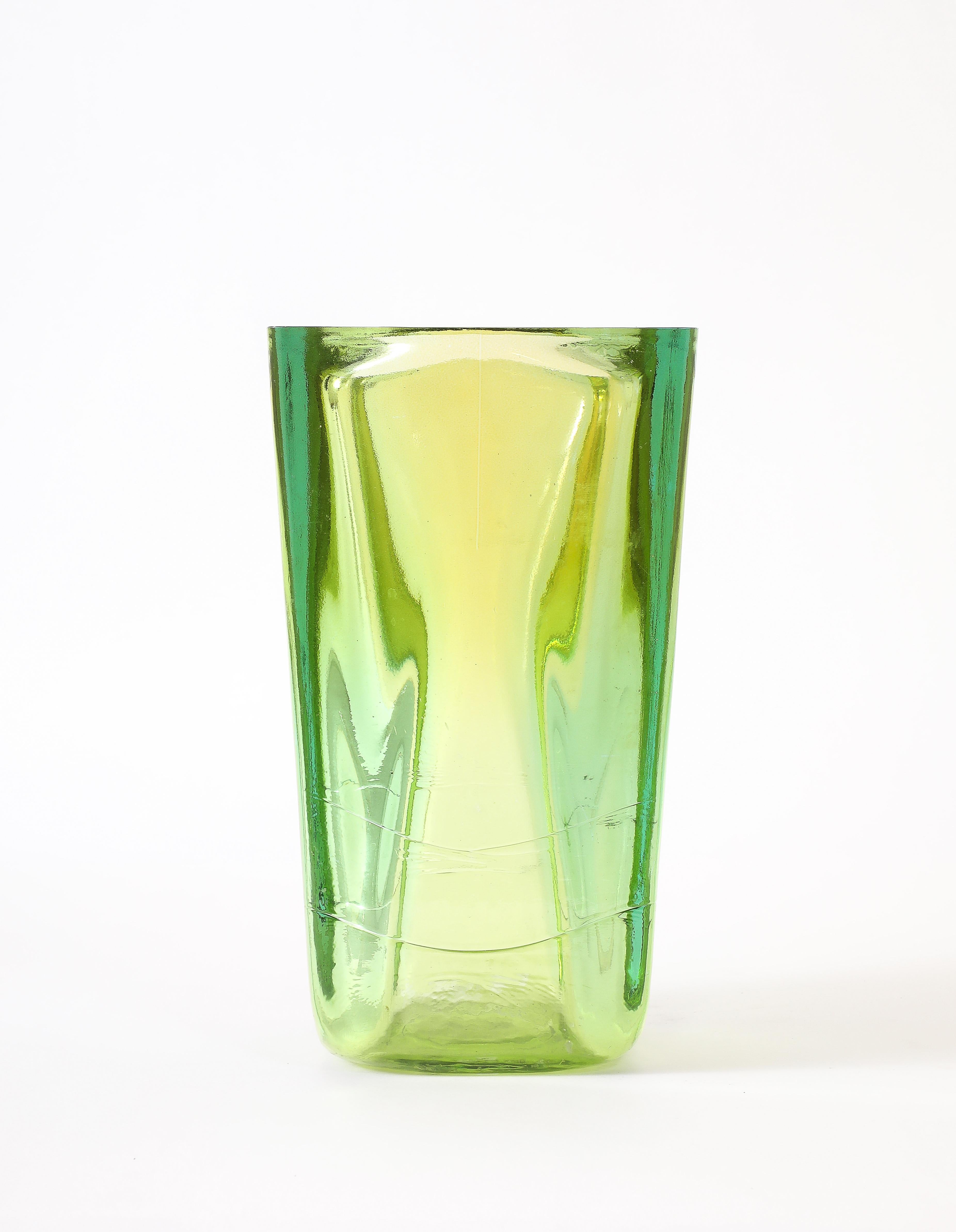 Large Blenko Cast Vase, USA 1960's For Sale 6