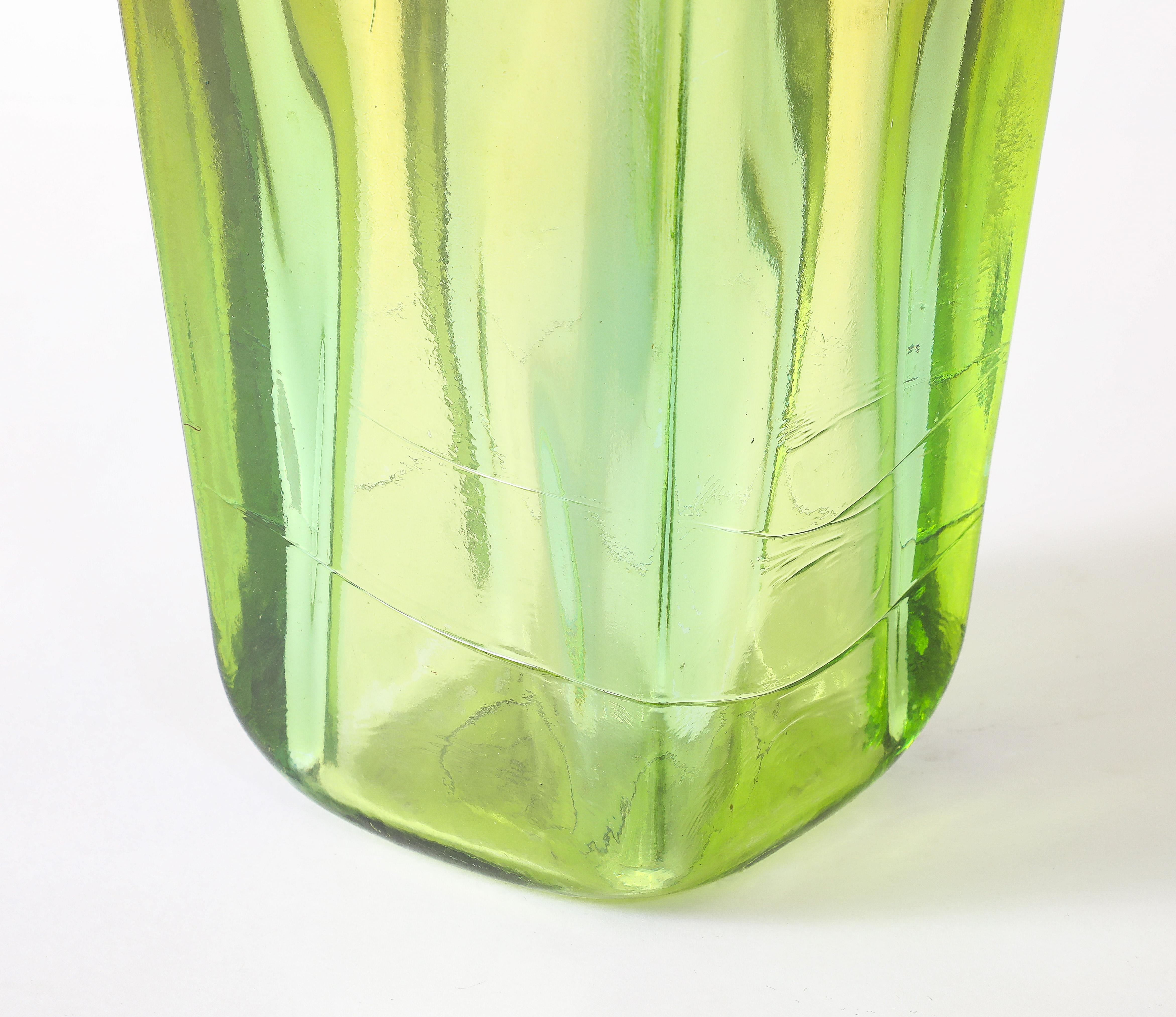 Large Blenko Cast Vase, USA 1960's For Sale 1
