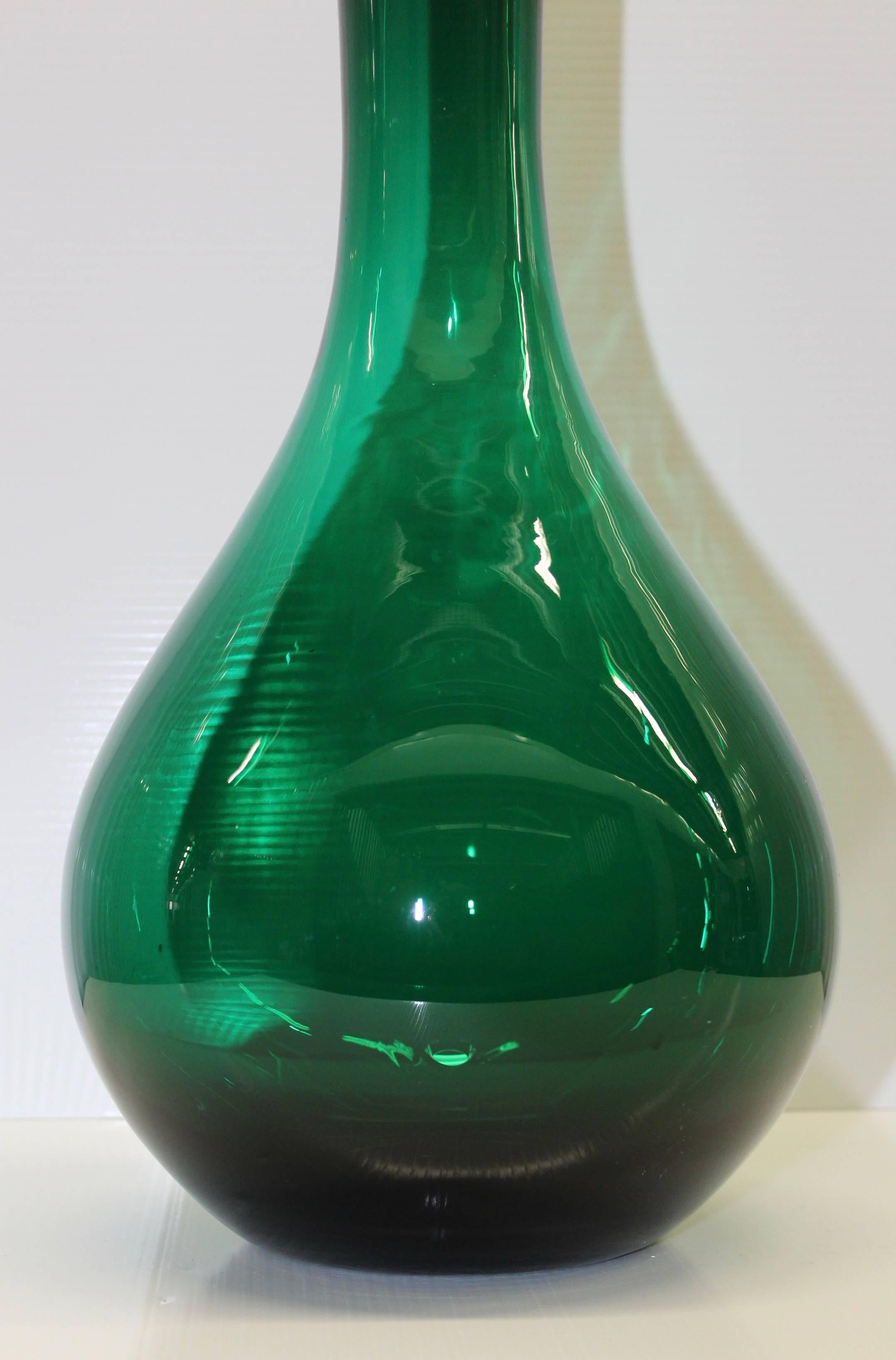 blenko vase green