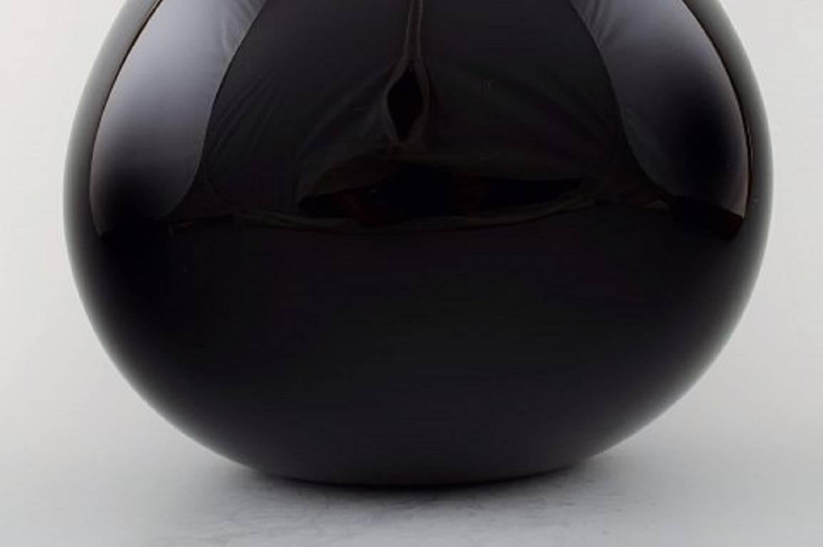 Scandinavian Modern Large Blomkulla Swedish Art Glass Jug by Kjell Blomberg for Gullaskruf, 1963