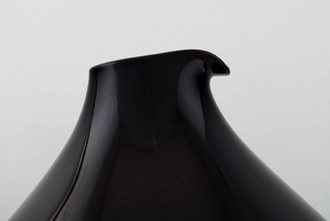 Large Blomkulla Swedish Art Glass Jug by Kjell Blomberg for Gullaskruf, 1963 In Excellent Condition In København, Copenhagen
